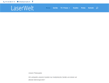 Tablet Screenshot of laserwelt.ch